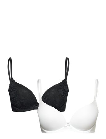 Sonia-2Pp Push Up Plunge White Dorina