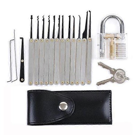 Transparent Øvelses Hængelås Låsesmed Puslespil Kult Dyrk Lås - Bedste Gave - Julegave