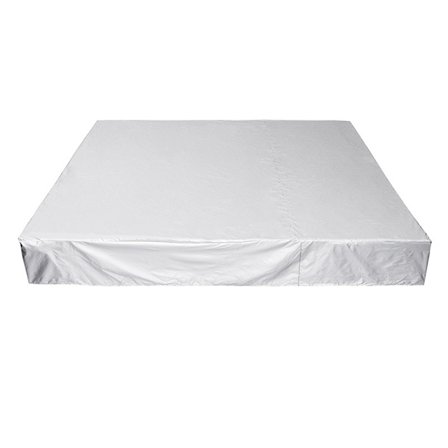 1 stk. Multifunktionel polyethylen vandtæt presenning, sølv, 24
