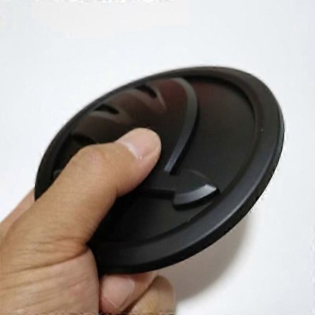 110mm Panser Klistremerke Matt Svart Emblem Klistremerke Kompatibel med SKODA SUPERB ENYAQ KODIAQ FABIA KAMIQ KAROQ SCALA Skoda Bagasjerom 