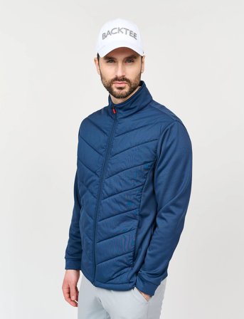 BACKTEE Mens Hybrid Jacket - Navy - XL