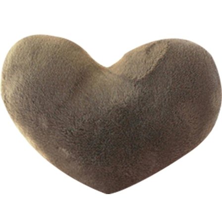 Enkel Pude Plyslegetøj Fyldt Hjerte / Stjerneformet Plysdukke Ryglæn Sengelampe Ornament Gave-yu