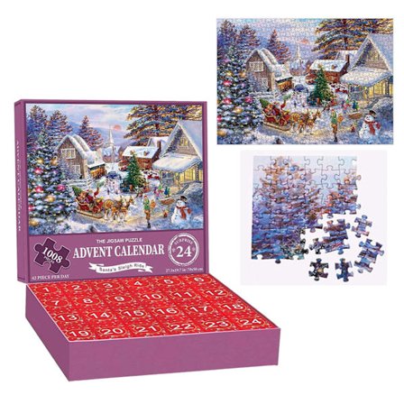 Joulukalenteri 2025 - 24 Päivää, 1000 Palan Pähkinänsärkijä-Palapeli