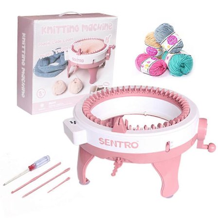 22/40/48 nåler Håndlaget strikkemaskin Sylinder Ullvev Skjerf Genser Lue Sokker Voksen Barn Lat Gjenstand Julegave