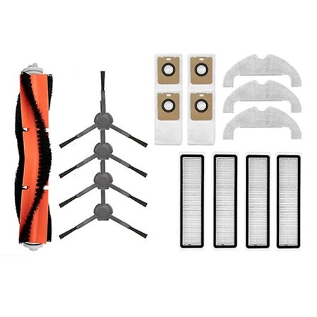 Huvudborste Sidoborste Hepafilter Mopp Dammsäck För Bot D10 Plus Rls3d Robotdammsugare Reservdelar