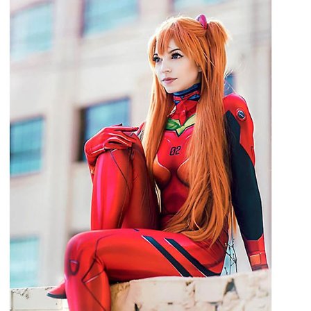 Anime Eva Cosplay -asu Bodysuit Asuka Sukkahousut Maillot Ayanami Langley Halloween Party Cloth
