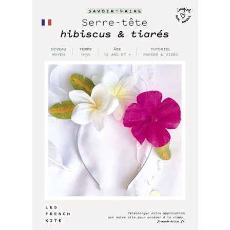 DIY papiræske - Eksotisk blomster pandebånd