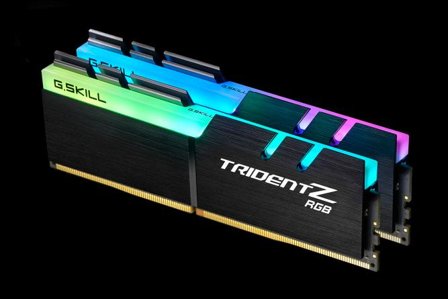 G.SKILL TridentZ RGB Series - AMD Edition - DDR4 - sett - 32 GB: 2 x 16 GB - DIMM 288-pin - 3200 MHz / PC4-25600 - ikke-bufret