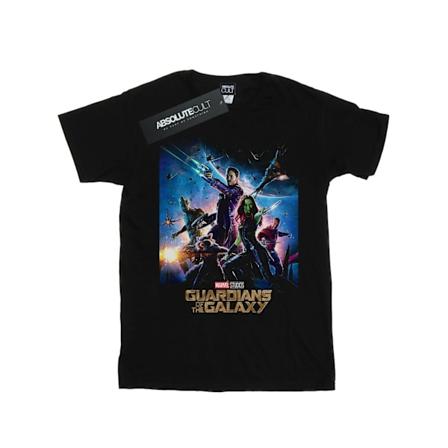 Marvel Studios Boys Guardians Of The Galaxy Poster T-Shirt 12-1 Black 12-13 Years