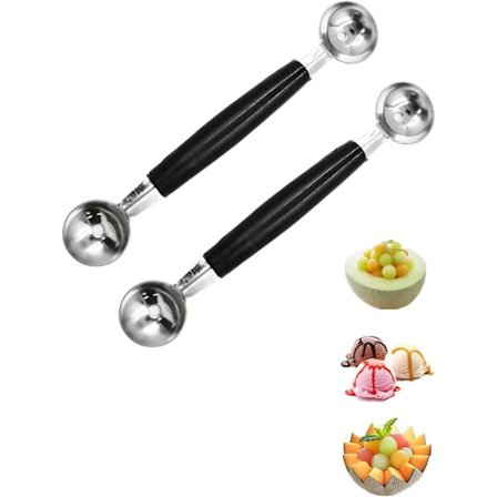 Glasskopa i rostfritt stål med avtryckare och bekvämt handtag för glass, kan användas för bakverk, melonbollar, glass och kakor.