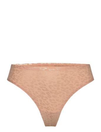 Softstretch Thong Stringtruse Undertøy Beige CHANTELLE*Betinget Tilbud