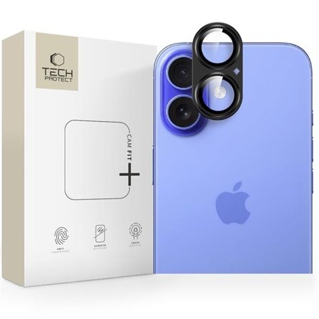 Tech-Protect Camfull Fit+ Kameraskydd för iPhone 17 - Svart