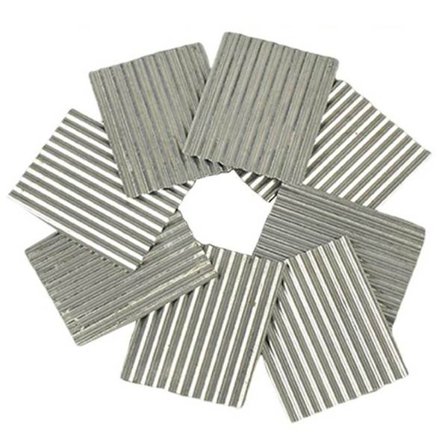 8 STK Miniatyr korrugerte fliser stål skur Wargame Scenery