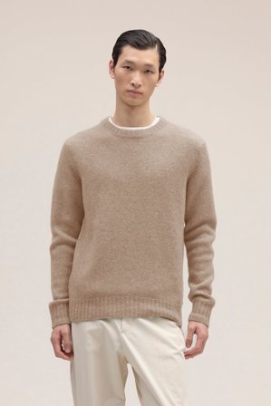 NN.07 Lee Pullover Herren Khaki Wollmix