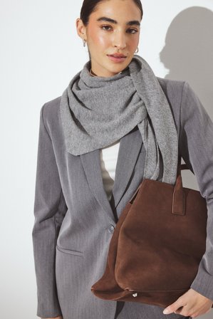 NA-KD Blazer droit - Tenue de bureau - Gris - EU 42