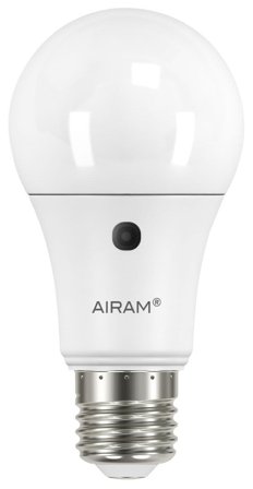 Airam Sensor LED-lampe 10,7 W, E27, opal 4000 K, Belysning