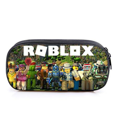 Roblox Barn Gutter Jenter Blyantveske med stor kapasitet Penneveske Veske Skoleskrivesaker Student Organiseringsveske Tilbake til skolen gave D