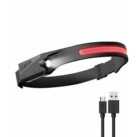 Genopladelige USB-hovedlamper, COB Bright LED-hovedlampe