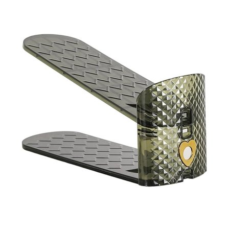 Dobbeltlags sko Oppbevaring Justerbart skostativ GRØNN