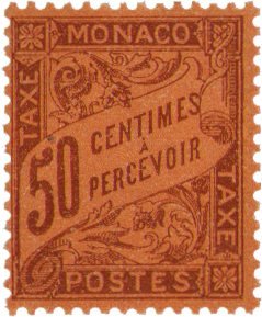 Monaco - YT TX7 - Portofrimærke - Postfrisk