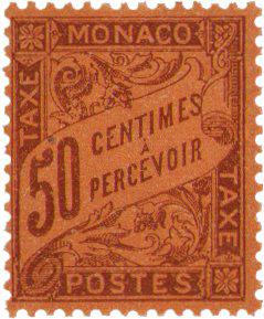 Monaco - YT TX7 - Portofrimærke - Postfrisk
