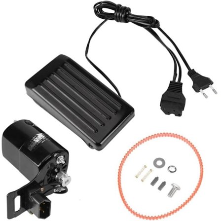 Sy Maskin Motor, Fotkontroll Pedal, Universell Pedal för Vintage Sy Maskiner, Reservdelar 180W Sy Motor med Pedal, Lågt Ljud och