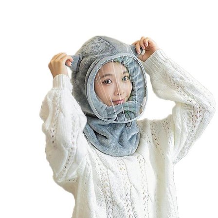 Vinterutendørs rideutstyr maske nakkebeskytter og kuldeproff