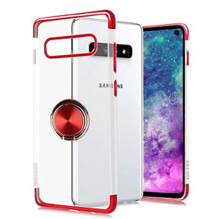 Samsung Galaxy S10E - Floveme Skal med Ringhållare (SILIKON)