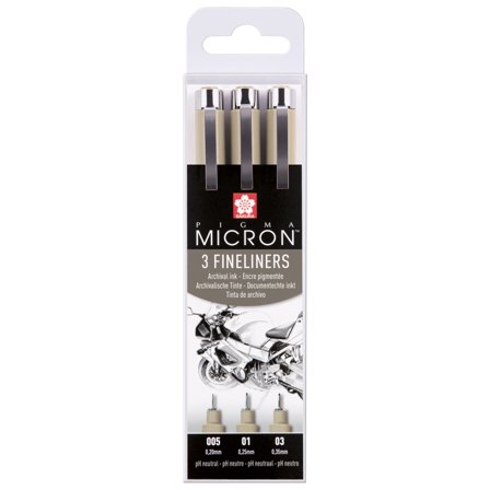 Pigma Micron Fineliner 3-set (1)