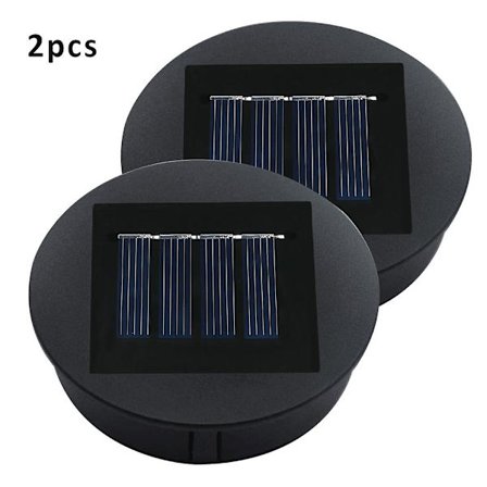 2 stk/sett Solcellepanel Bokser Hage Lykt Utskifting Solcellepaneler
