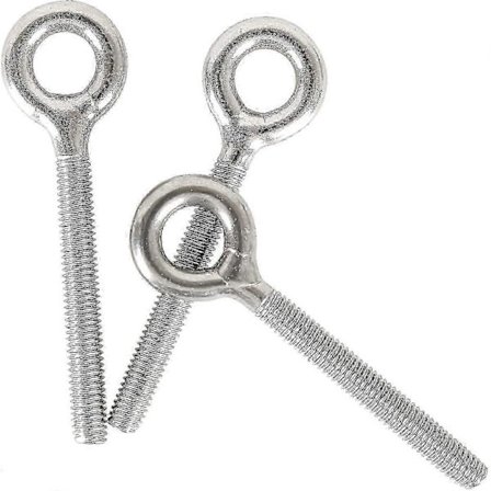 M6 304 Rostfritt Stål Lång Ring Skruv Gängad Stång Ring