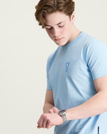 Baron Filou Signature T-Shirt Blå T-shirts Dreng - Kids Brand Store