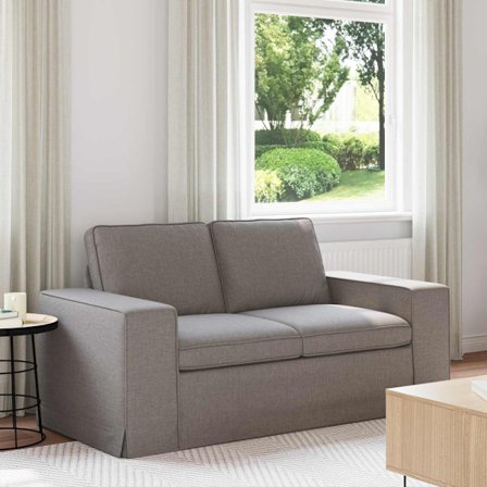 Soffa 120cm Taupe Metall