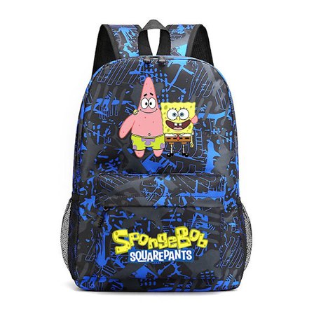 Spongebob Squarepants Patrick Star Ryggsekk Barn Gutter Jenter Skoleveske Reise Skuldersekk