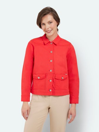 BRANDTEX - Let Jakke - Rød