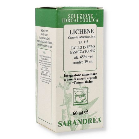 Sarandrea Lichene Islandico Tintura Madre 60ml