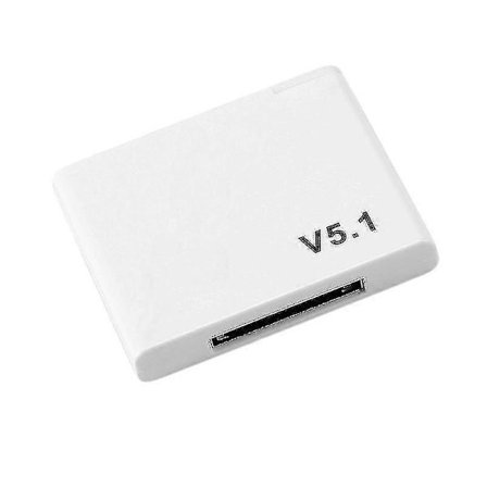 30-stifts Bluetooth 5.1 Ljudmottagare A2dp Musik Trådlös Adapter Vit