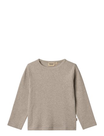 Wheat T-Shirt L/S Milo - Grey - 122