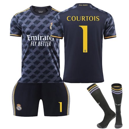 Real Madrid udebanetrøje til børn 23/24 sæson med sokker