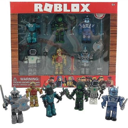 Roblox-figurer leksaker 7-8 cm PVC actionfigur barn samling [HK] 2 flerfärgad
