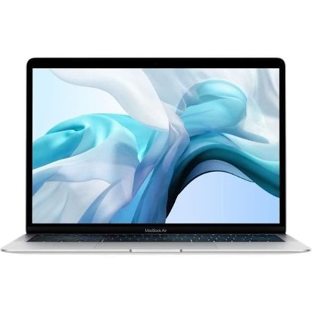 MacBook Air 13" Core i5 1,6 Ghz 8 GB 128 GB SSD Silver (2019) - Nyt batteri - Renoveret - God stand - Refurbished Grade C
