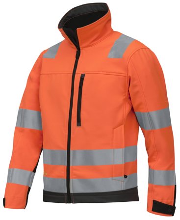 Snickers Workwear 1230 AllroundWork Softshelljakke varsel, oransje Varsel, Oransje, Klær