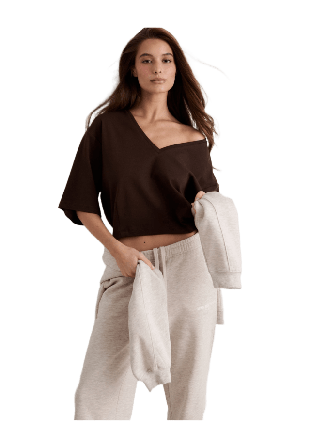 aim'n Elevated T-shirt Tröjor & jackor Dam Brun L