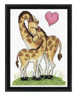 Broderikit Tavla Girafferna - Design Works Crafts