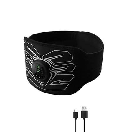 ABS-stimulator Abdominal Toning Bälte EMS Trainer Muscle Toner Ab Machine Fitness Träningsutrustning Hemgym Träningsutrustning Unisex