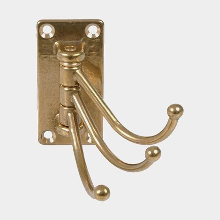 Messinghaak, 3 haakjes