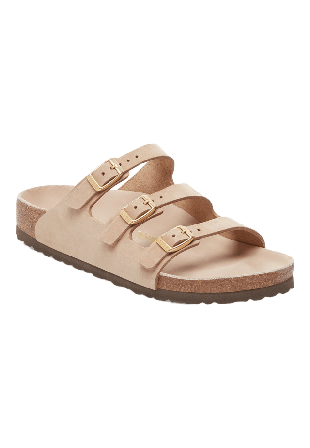 Birkenstock Florida LENB HEX Sandaler Dam Beige 38