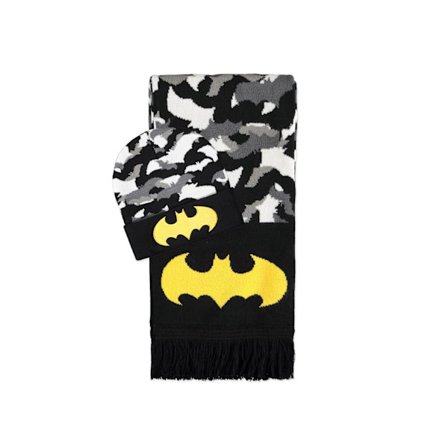 Batman - mössa och halsduk (presentset)