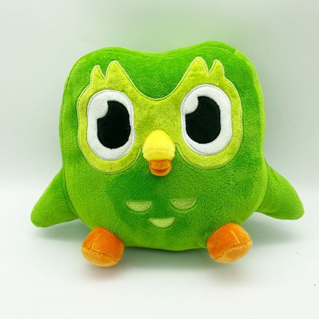 20cm Duolingo Plushie Duo 10-års jubilæumsgrøn uglegave til børn