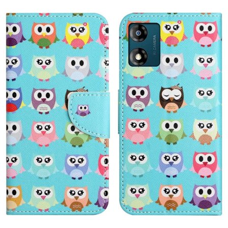 Wonderland Motorola Moto E13 Flip Etui - Ugler